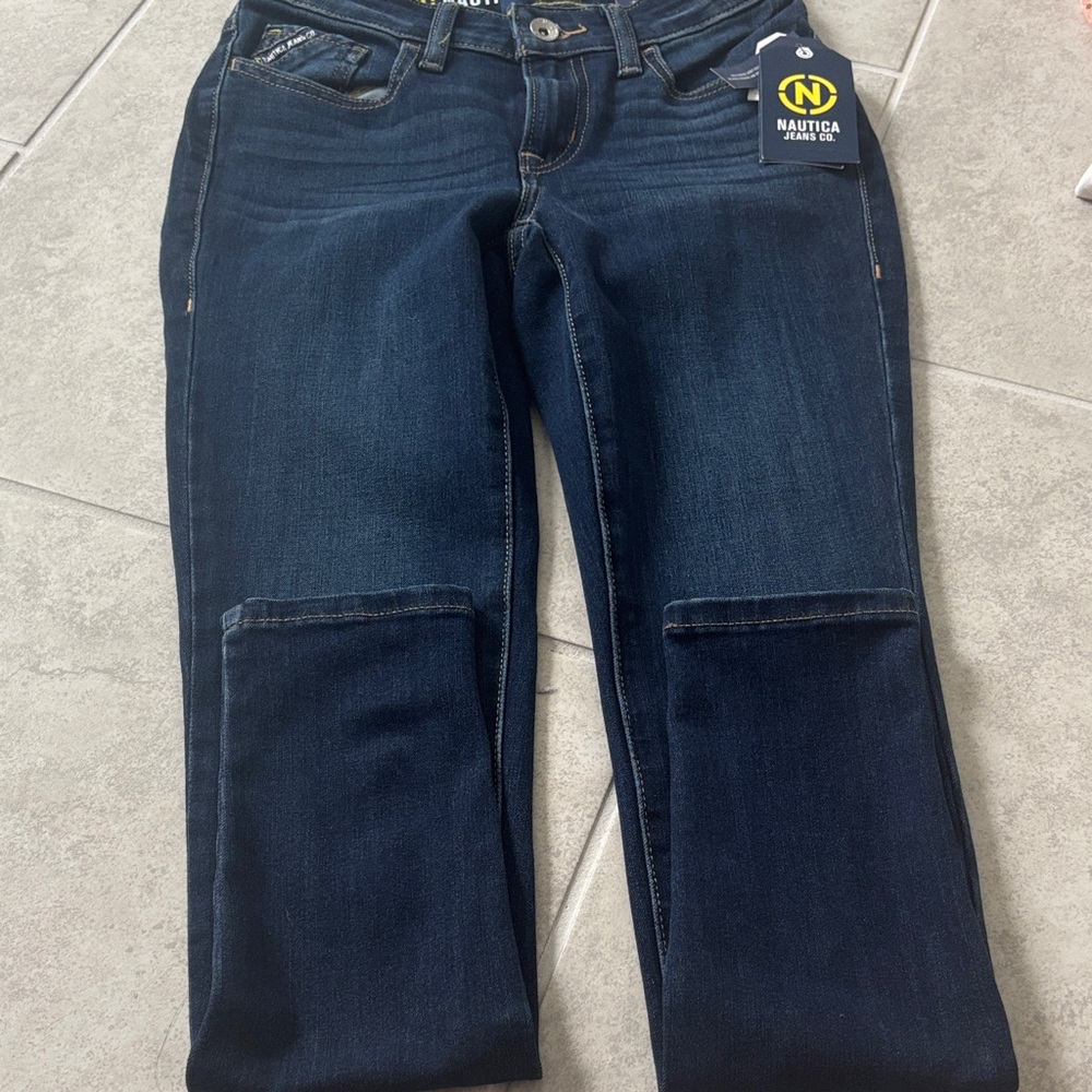 Nautica Women’s Dark Blue Stretch Jeans